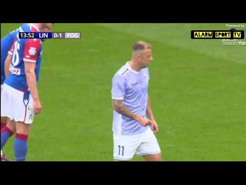 Linfield 0:1 Pogoń Szczecin GOL Kamil Grosicki