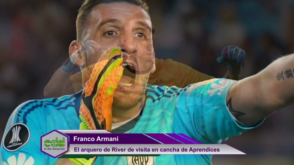 ENTREVISTA A FRANCO ARMANI | Estuvo alentando a aprendices en el partido de la Copa Santa Fe