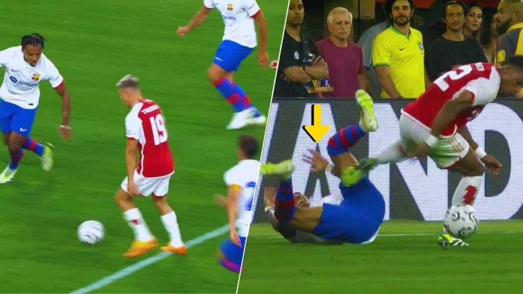 Timber & Trossard Scary In The left flank!