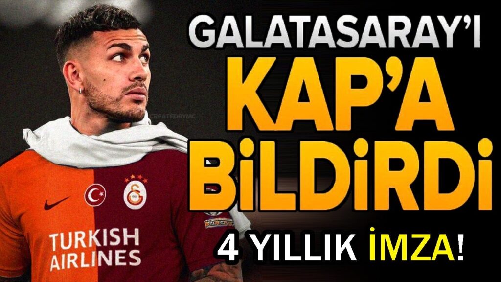 Galatasaray Leandro Paredes'i KAP'tı! 4 YILLIK İMZA...