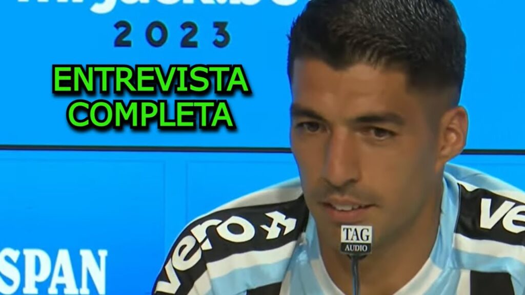 ENTREVISTA COLETIVA LUIS SUÁREZ GRÊMIO HOJE