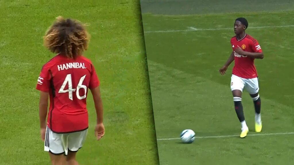 Hannibal Mejbri & Kobbie Mainoo vs Lyon | • Impressive Performance •