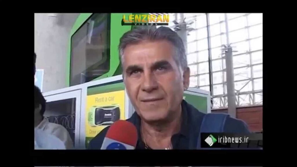 Coach Carlos Queiroz arrived in Tehran to sign   contract with football federation