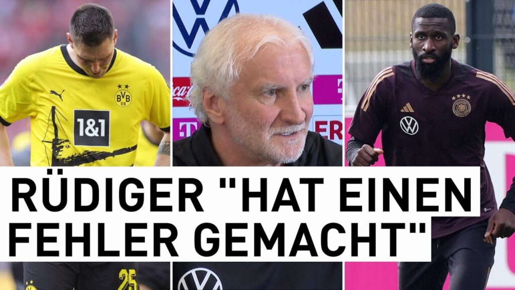 Völler über Rüdiger-Vorfall: "Er hat einen Fehler gemacht" | SID