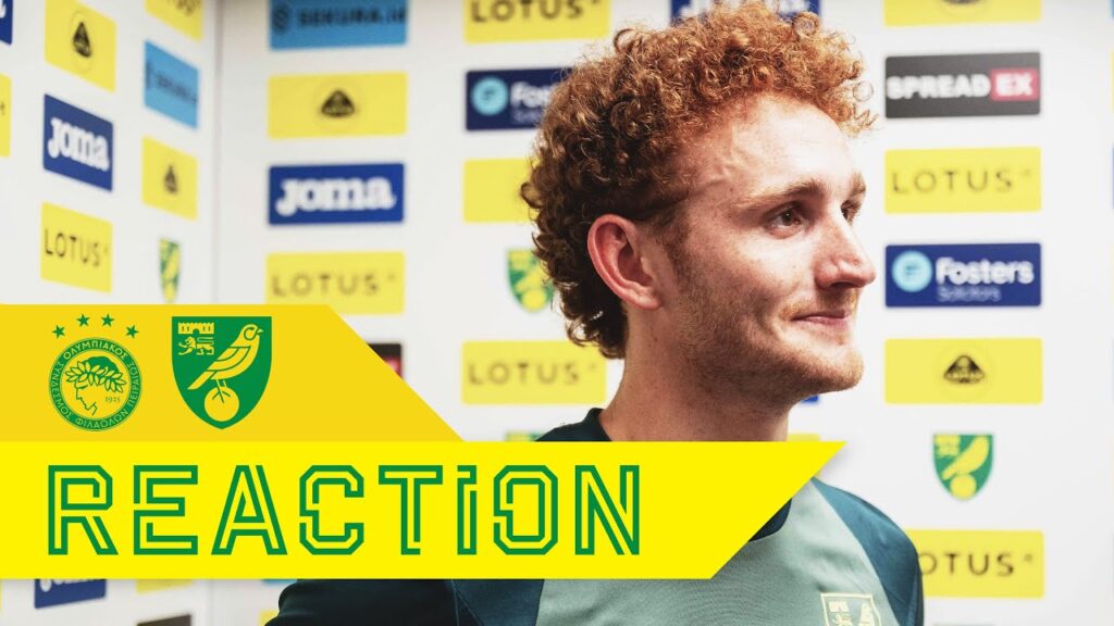 REACTION | Norwich City 2-0 Olympiacos | Josh Sargent