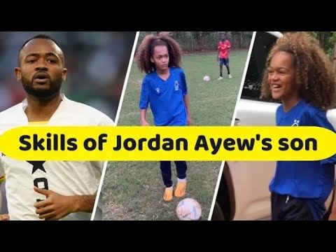 Watch Incredible Dribbling Skills of Jordan Ayew's Son Infront Of His Uncle And Grandfather