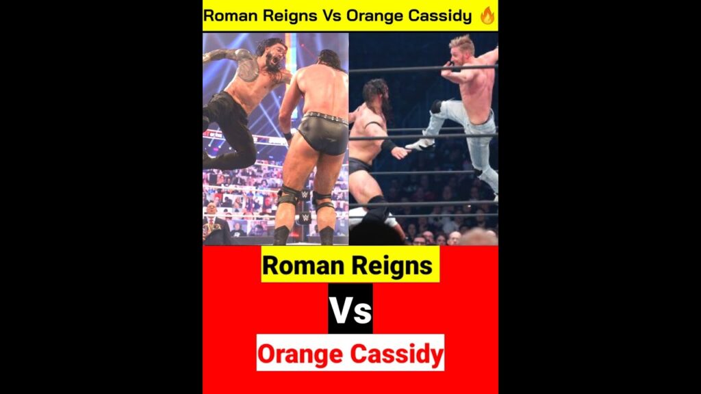 Roman Reigns Vs Orange Cassidy 🔥🔥 #Shorts #wwe #YouTubeShorts