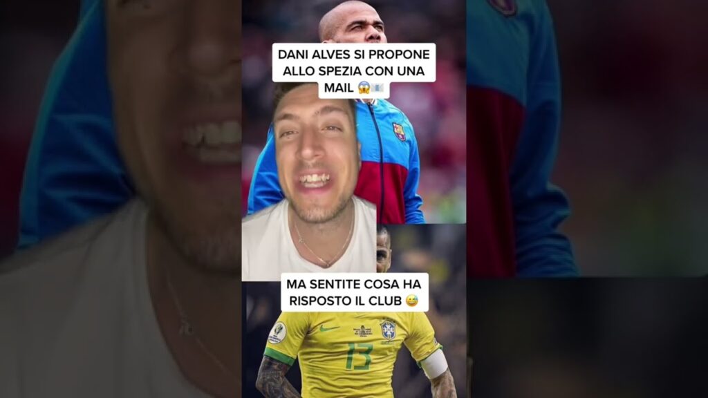 DANI ALVES SI PROPONE ALLO SPEZIA 😱 #calcio #shorts #danialves