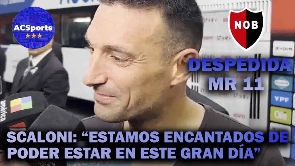 Entrevista a Lionel Scaloni - Despedida Maxi Rodríguez