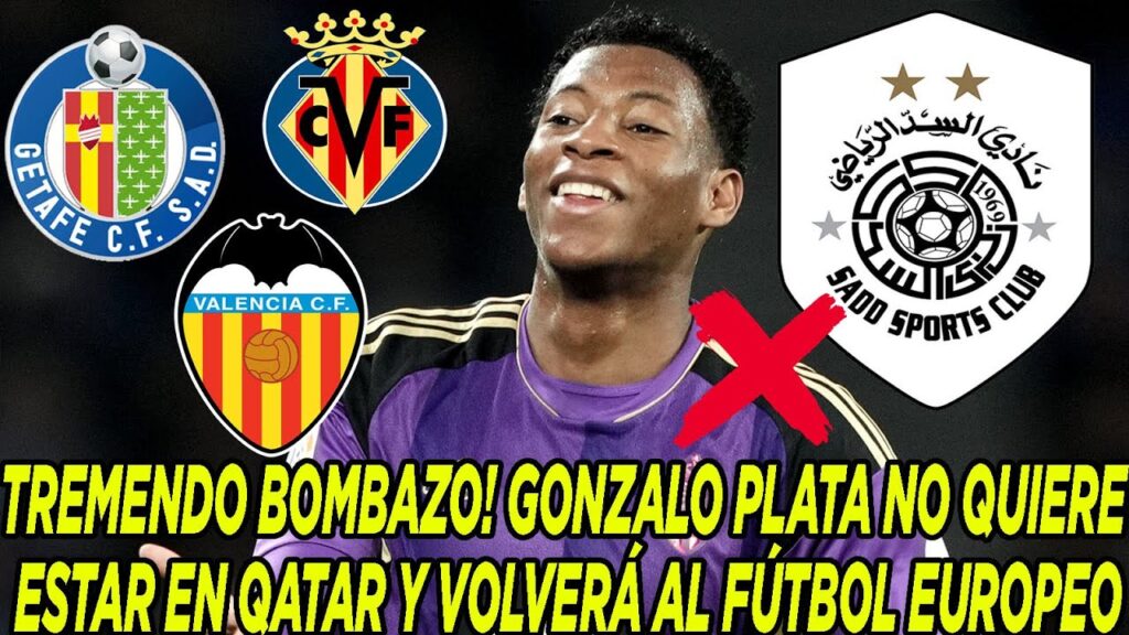 TREMENDO BOMBAZO! GONZALO PLATA NO QUIERE ESTAR EN QATAR Y VOLVERÁ AL FÚTBOL EUROPEO