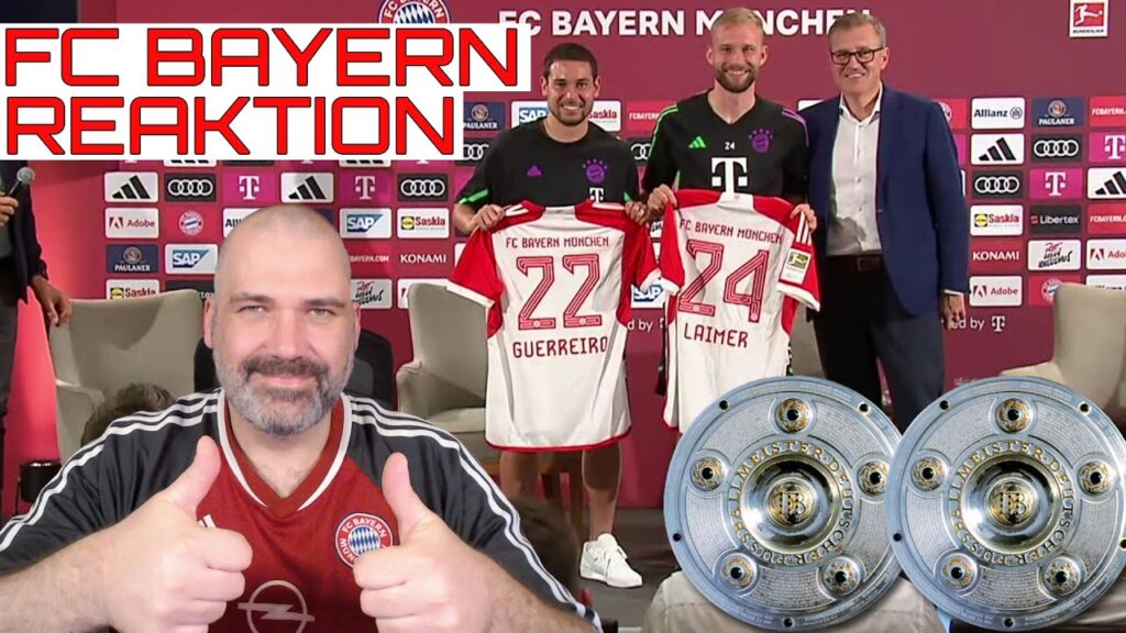 Reaktion🎙️Vorstellung Konrad Laimer und Raphael Guerreiro Teil 2 ⚽ FC Bayern München Reaktion