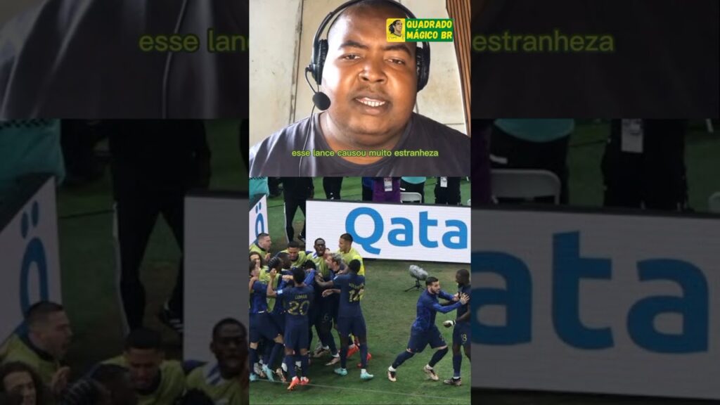 PORQUE O THEO HERNANDEZ EMPURROU O UPAMECANO DA COMEMORAÇÃO DO GOL DA SELEÇÃO #futebol #shorts