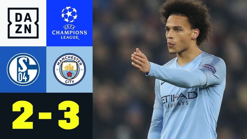 Traum-Freistoß von Ex-Knappe Leroy Sane: Schalke 04 - Manchester City 2:3 | Champions League | DAZN