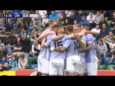 Linfield Belfast 2-5 Pogoń Szczecin / El.Liga Konferencji [SKRÓT] (27.07.2023)