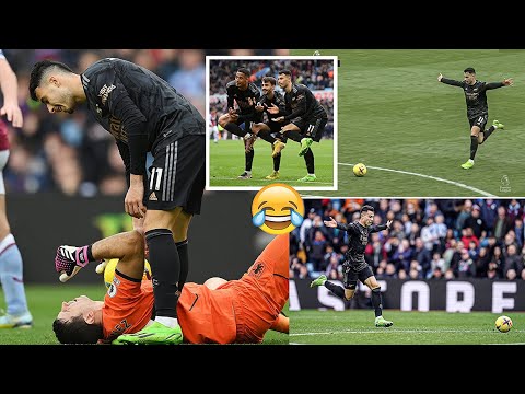 😂Emi Martinez Tried to Catch Martinelli Who Celebrated Even Before Scoring Goal vs Aston Villa!