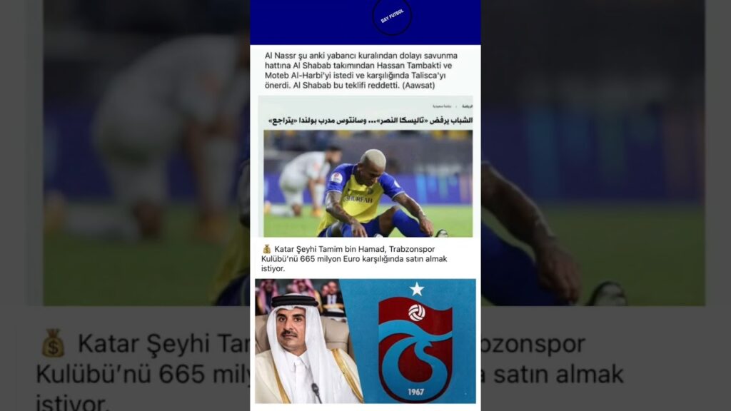 Ne düşünüyorsunuz siz #alnassr #trabzonspor #football