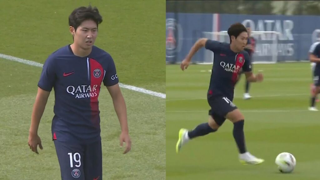 Kang-in Lee PSG Debut Vs Le Havre • Every Touch •