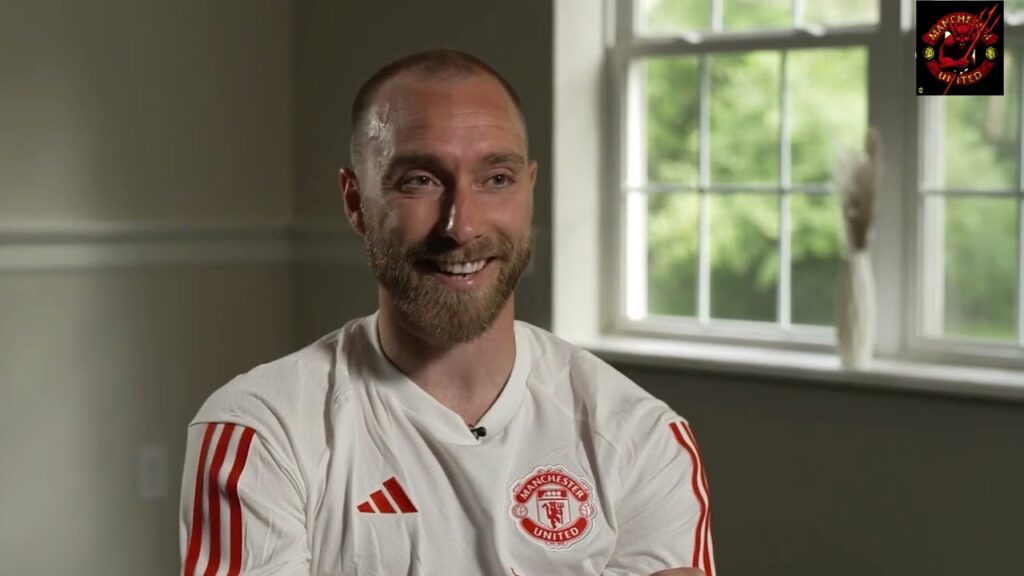 CHRISTIAN ERIKSEN INTERVIEW: ON HODJLUND,  ONANA n MOUNT SIGNINGS!  HIS FIRST GOAL FOR UNITED!