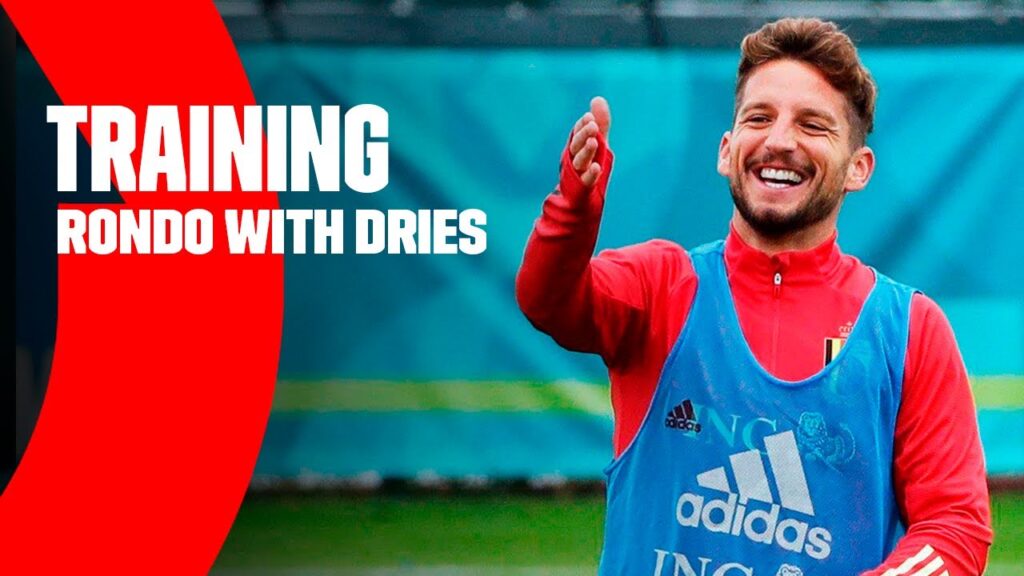 Rondo with Dries Mertens | #REDDEVILS | EURO2020