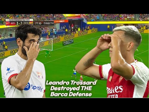 Leandro Trossard DESTROYED THE Barcelona DEFENSE! / Leandro Trossard vs Barcelona - (Home) 1080P-HD