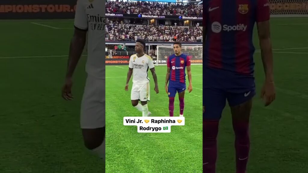 Vinicius, Raphinha y Rodrygo, HERMANOS 🇧🇷 #shorts | ESPN Deportes