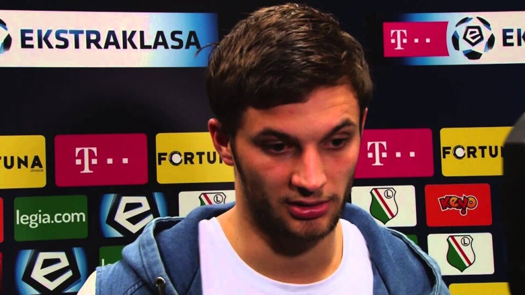 Bartosz Bereszyński po meczu Legii z Podbeskidziem.01.03.2015