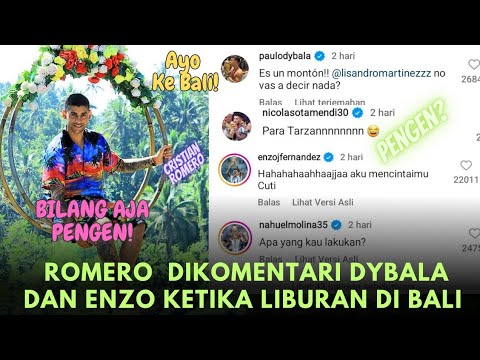 Pemain Argentina Cristian Romero Di Komentari Dybala Dan Enzo Saat Liburan Di Bali | Football