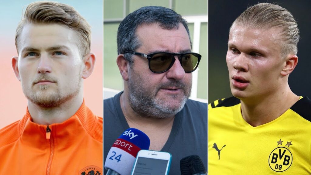 Raiola REVEALS Barcelona’s chances of signing Erling Haaland OR Matthijs de Ligt this summer