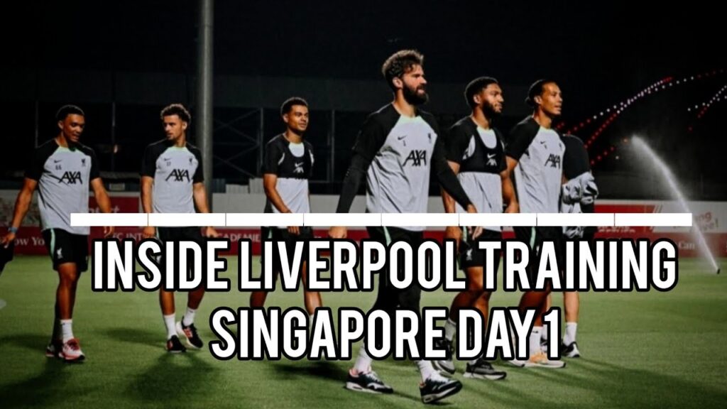 INSIDE TRAINING : Liverpool first pre-season training in Singapore/Van Dijk, Nunez, Alexis, Salah