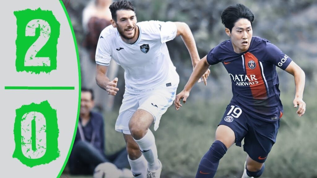 Lee Kang-in PSG Debut! Paris Saint-Germain vs Le Havre 2-0 All Goals & Highlights - Pre season 2023