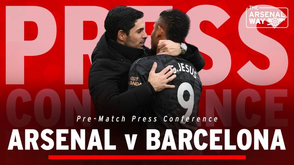 "TIERNEY IS IN OUR PLANS" | Mikel Arteta & Gabriel Jesus Preview Arsenal v Barcelona | VIDEO