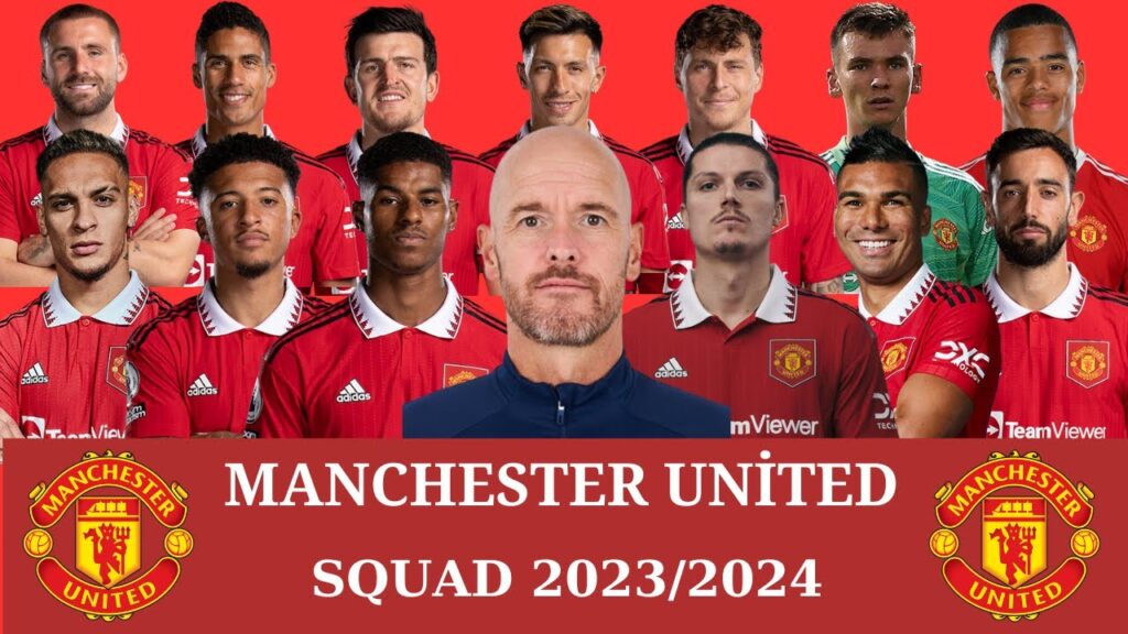 MANCHESTER UNITED F.C Squad With Eric Ten Hag | Manchester United F.C Squad Update 2024