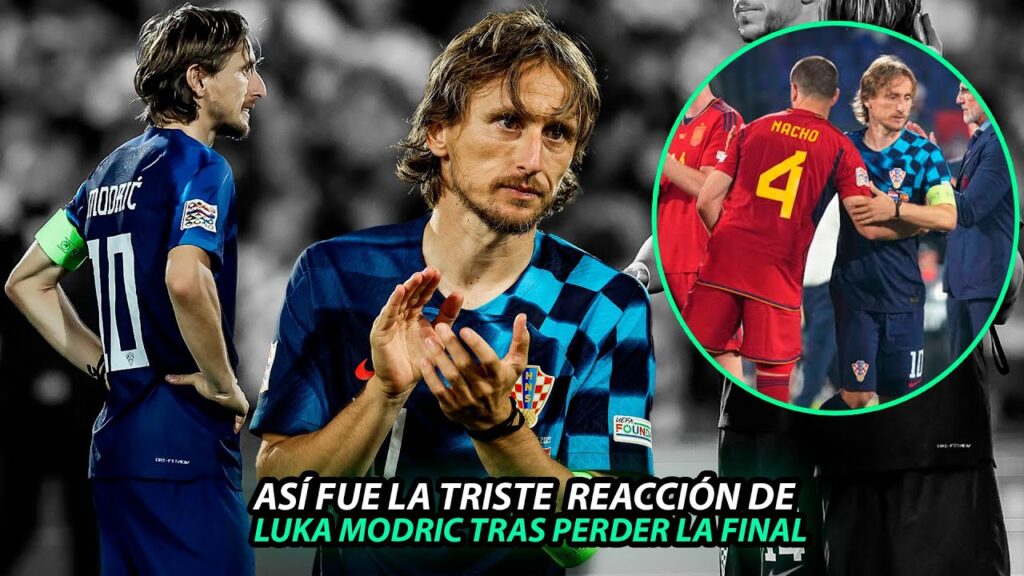 Así FUE la TRISTE REACCIÓN de LUKA MODRIC tras PERDER la FINAL con CROACIA | ESPAÑA CAMPEÓN