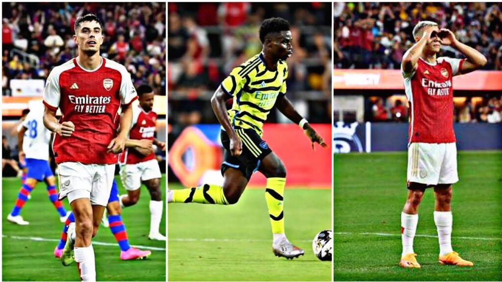 Arsenal  Pre-season Goals,Saka,Trossard,Martinelli/Gabriel Jesus,Havertz,Jorginho 🔥