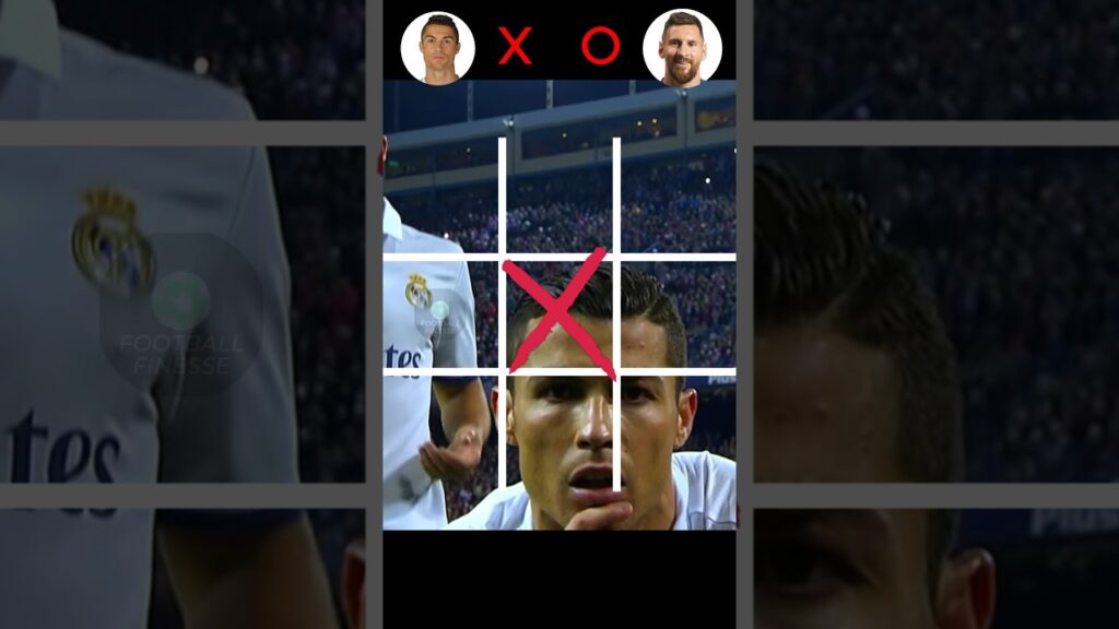 Ronaldo DESTROYS Messi at Tic Tac Toe 🐐