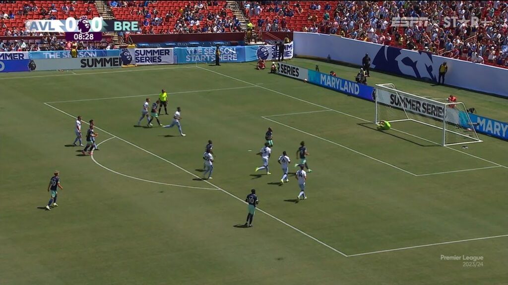 Bryan Mbeumo Penalty Goal | Aston Villa - Brentford 0-1 Extended Highlights | International Friendly