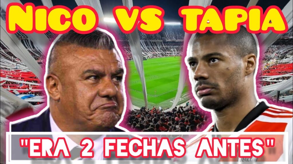 Se plantó NICO de la Cruz ante TAPIA en el RIVER CAMPEÓN