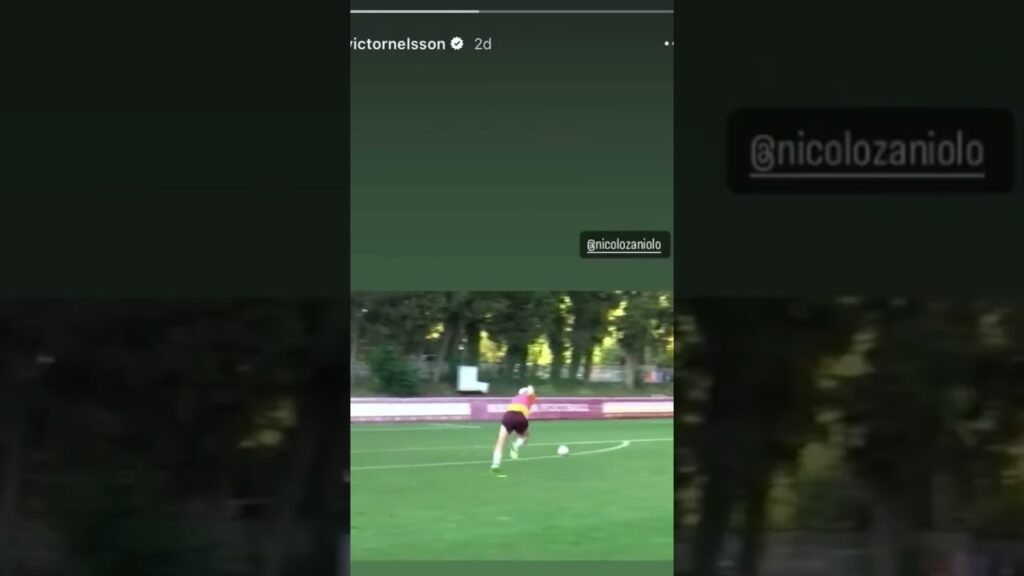 🔥 Victor Nelsson alev alev! Önce Zaniolo'ya bacak arası sonrasında aynı güzellikte bitiriş #nelsson