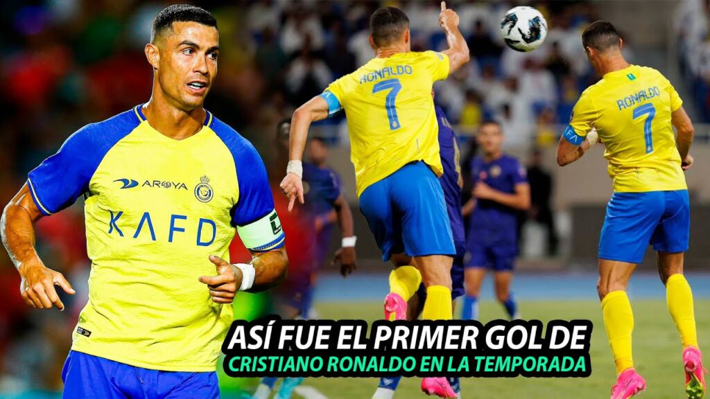 Así FUE el PRIMER GOL de CRISITIANO RONALDO con el AL NASSR en ESTA TEMPORADA