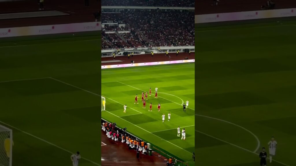 Sundulan Cristian Romero Membuat Argentina Unggul 2-0 Atas Indonesia