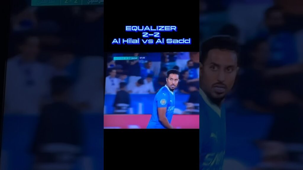 Salem Al Dawsari Penalty Shot in Al Hilal vs Al Sadd | 2-2 | King Salman Champions Cup