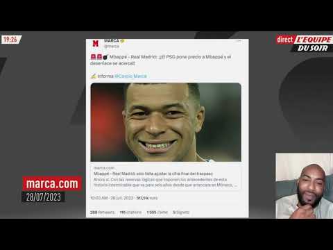 Mbappé va prolonger son contrat avec PSG - L’équipe du soir émission 29/07/2023