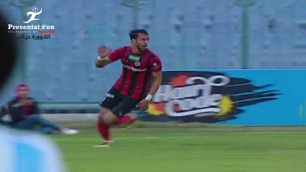 الهدف الأول لـ الداخلية امام المقاولون " أحمد علاء الدين " الجولة الـ 25 الدوري المصري