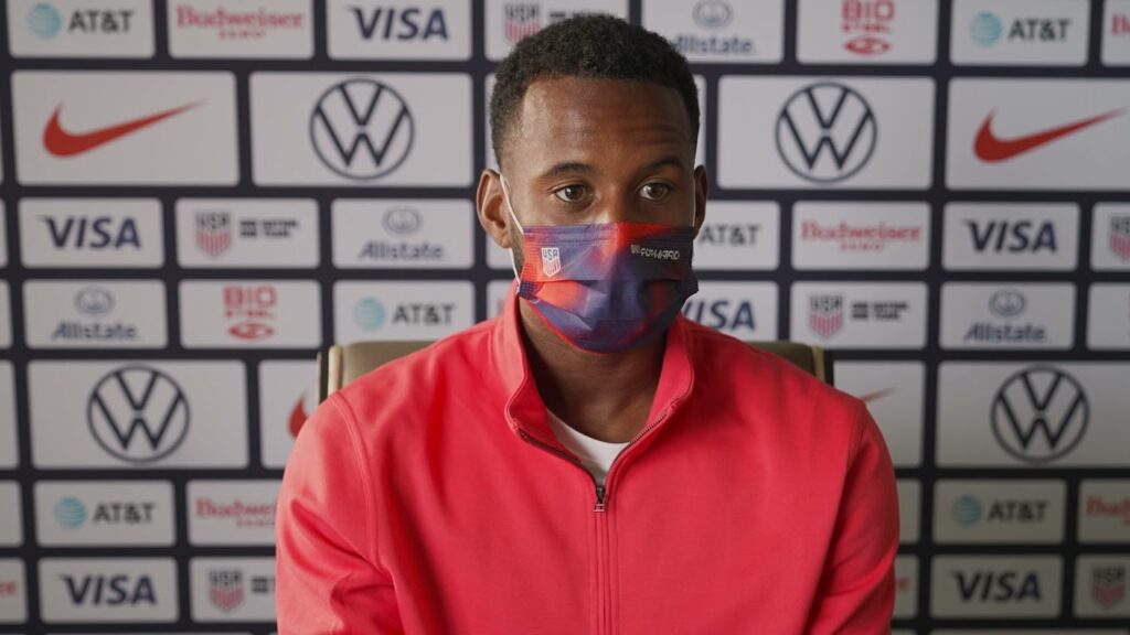 Kellyn Acosta Press Conference ahead of the USMNT''s WCQ game vs Panama
