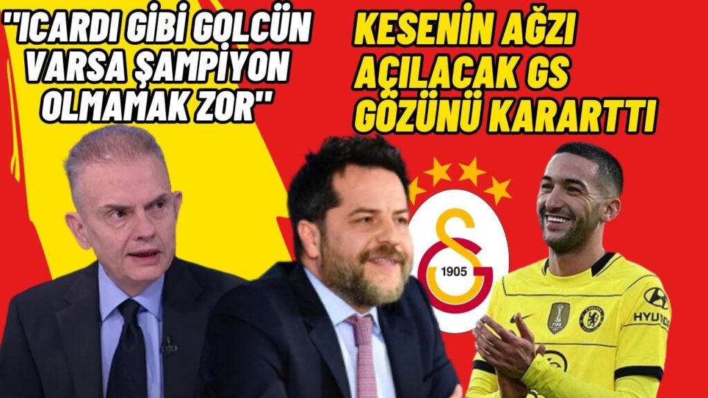 Galatasaray Transferde Gözünü Kararttı-Hakim Ziyech-Ercan Taner.