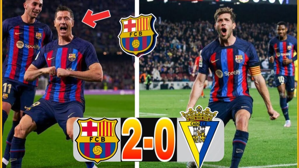 BARÇA 2-0 CADIZ ! LEWANDOWSKI RETROUVE SON EFFICACITÉ ! FERRAN TORRES TOP DRIBBLEUR ! ANSU DÉÇOIT?