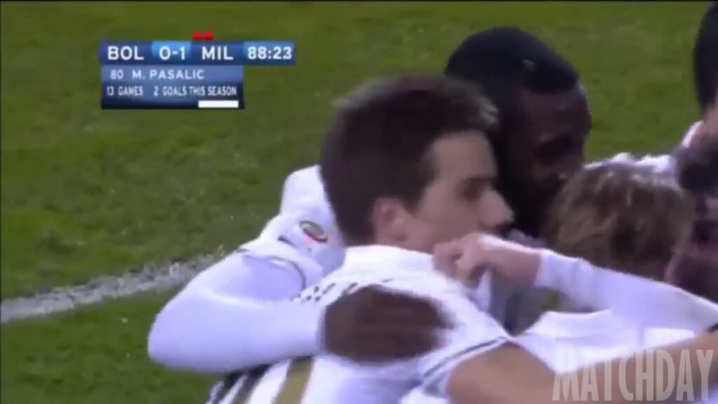 Mario Pasalic Goal  Bologna vs AC Milan 0 1 08 02 2017