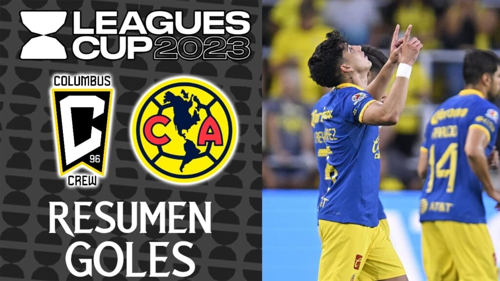 Kevin Álvarez Gol | Columbus Crew vs Club America 4-1 Resumen y Goles | Leagues Cup 2023/2024