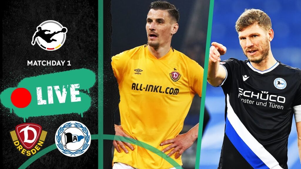 LIVE 🔴 Dynamo Dresden vs. Arminia Bielefeld | Full Game | 3rd Division 2023/24