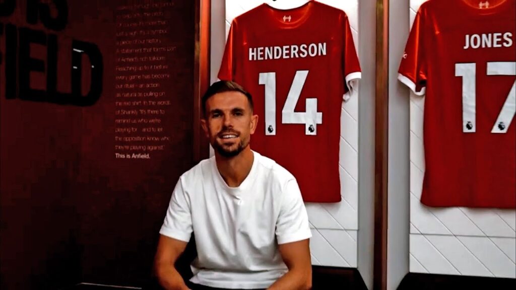 Jordan Henderson bids an emotional farewell to Liverpool